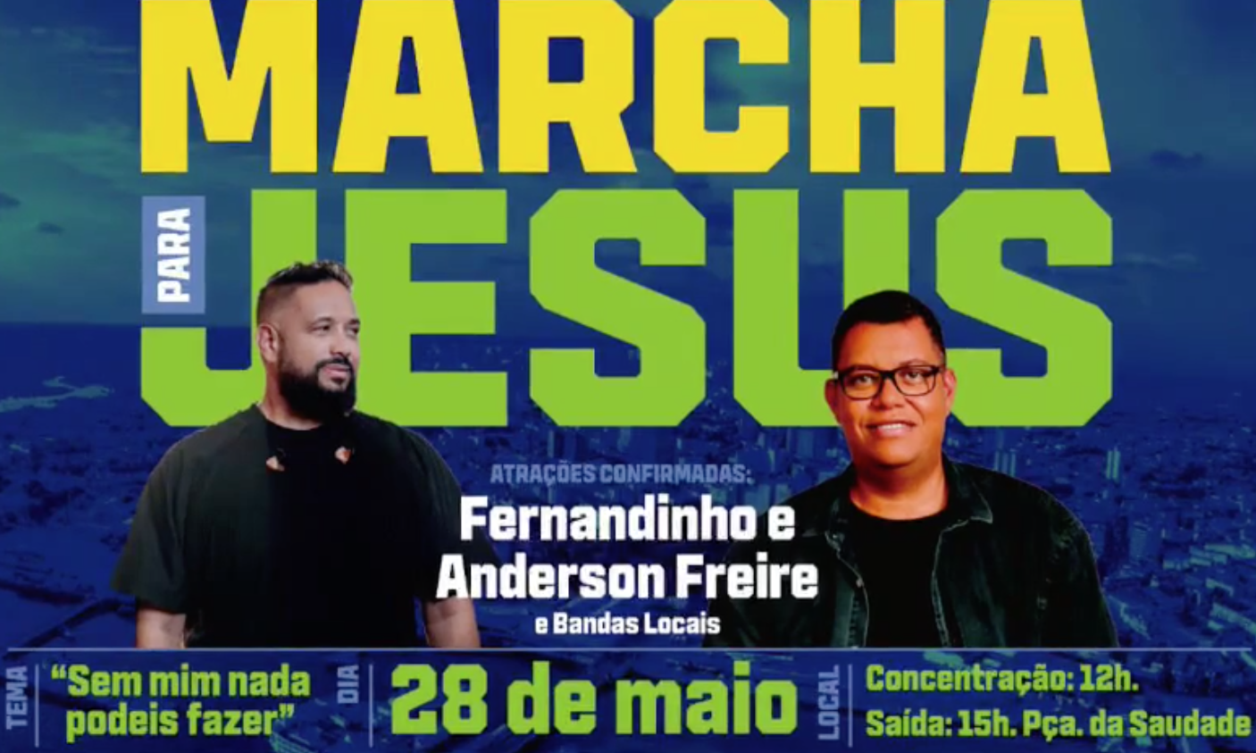 Marcha para Jesus 2022' acontece em maio em Manaus